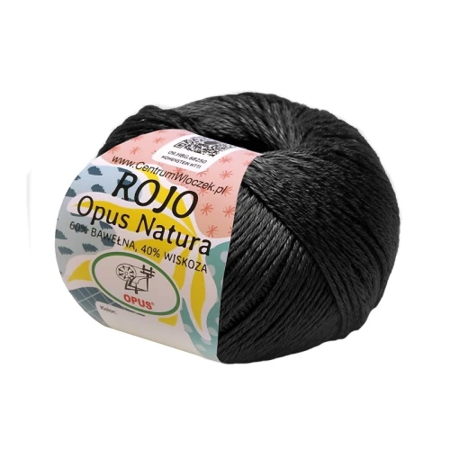 Włóczka Rojo nr 001 czarna