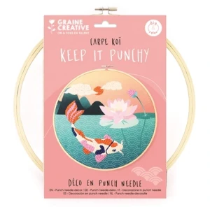 Zestaw do haftu punch needle - ryba