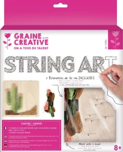 Zestaw kreatywny do string art - kaktus