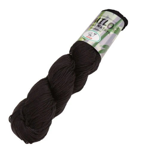 Włóczka Opus Natura Milo czarna nr 6
