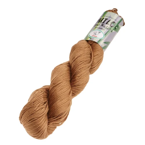 Włóczka bambusowa Opus Milo brązowa nr 8