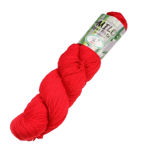 Włóczka bambusowa Opus Milo nr 28 czerwona