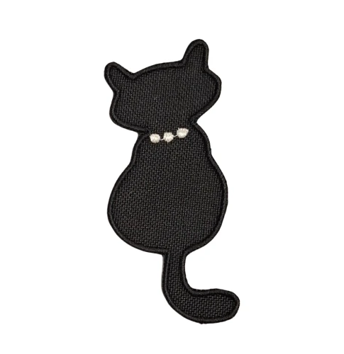 Naprasowanka czarny kot