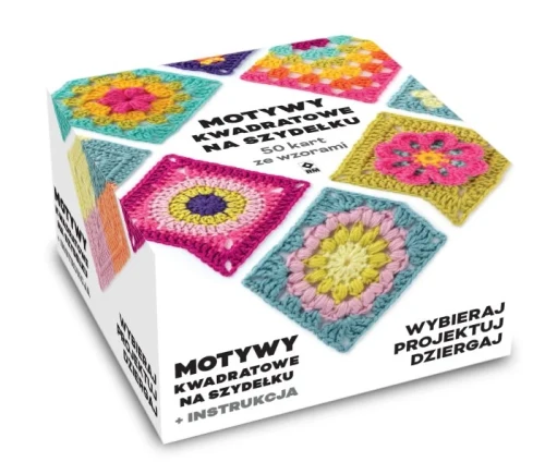Motywy kwadratowe na szydełku