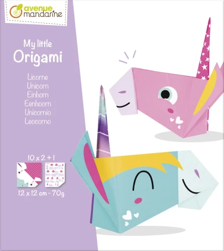 Zestaw do robienia origami - jednorożce