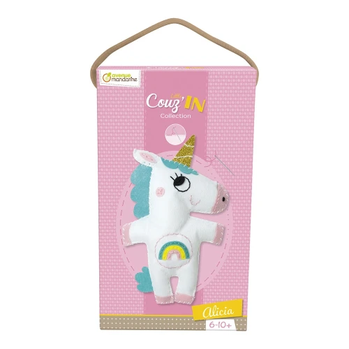 Zestaw do nauki szycia dla dzieci - jednorożec