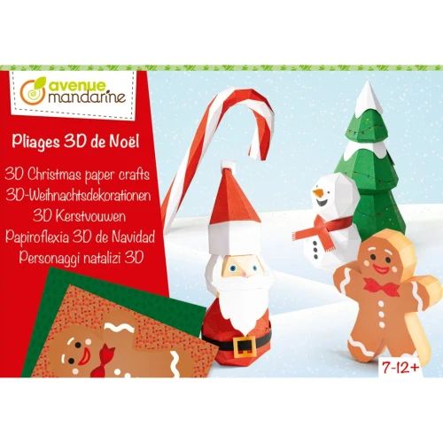 Zestaw świąteczne origami 3D