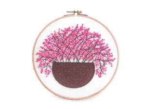 Zestaw podarunkowy do haftu płaskiego wzór nr 1