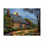 Kanwa z nadrukiem dom (9010)