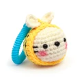 Breloczek do szydełkowania - pszczółka amigurumi