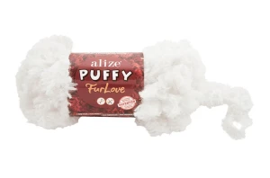 Włóczka Alize Puffy FurLove nr 55 biały