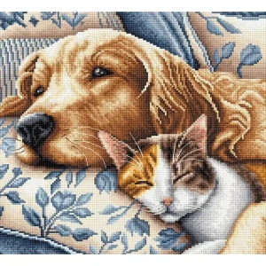 Zestaw do haftu krzyżykowego P196 drzemka AVA Stitch