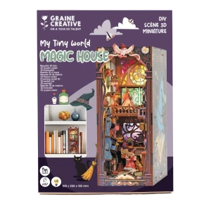 Drewniany model 3D do samodzielnego złożenia - magiczny dom