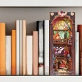 Drewniane puzzle 3D - diorama magiczny dom
