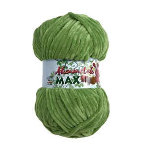 Włóczka Opus Natura Aksamitek MAX nr 122 zielony