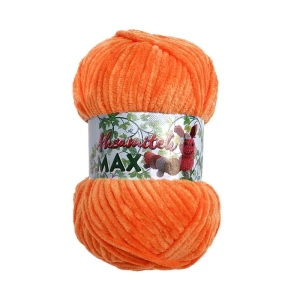 Włóczka Opus Natura Aksamitek MAX nr 1294 pomarańczowy