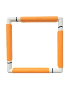 Plastikowa rama do haftu Nurge 21 x 21 cm pomarańczowa
