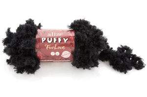 Włóczka Alize Puffy FurLove nr 60 czarny