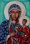 Kanwa z nadrukiem Matka Boska Częstochowska (7154)