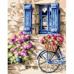 Kanwa z nadrukiem podwórko (6025)