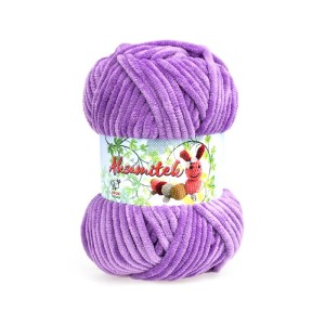 Włóczka Opus Natura Aksamitek nr 75 jasny fiolet