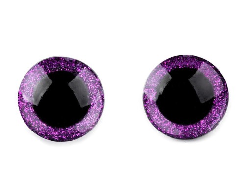 Oczy 25mm fioletowe