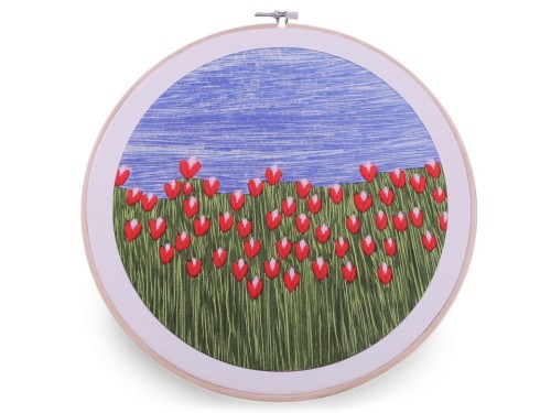 Zestaw do haftu z tamborkiem