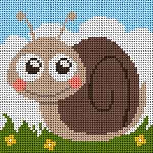 Kanwa z nadrukiem ślimak (1025)