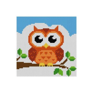 Kanwa z nadrukiem sówka (1026) 