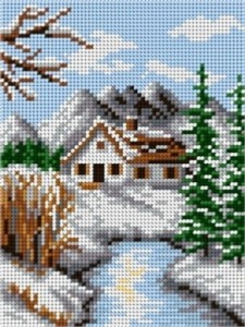 Kanwa z nadrukiem zima (2003)