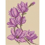 Kanwa z nadrukiem magnolia (5041) 