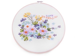 Zestaw do haftu wstążeczkowego z tamborkiem  N2003