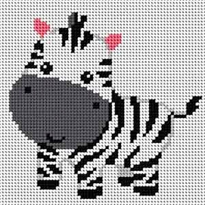 Kanwa z nadrukiem zebra (1031)