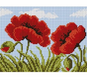 Zestaw do haftu polne maki (2004)