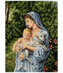 Kanwa z nadrukiem Maryja z dzieciątkiem (8023) 