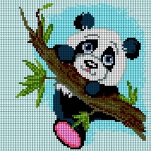 Zestaw do haftu panda (5595)