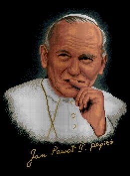 Kanwa z nadrukiem Jan Paweł II 7339 po