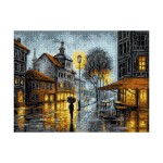 Kanwa z nadrukiem ulica nocą (8035)