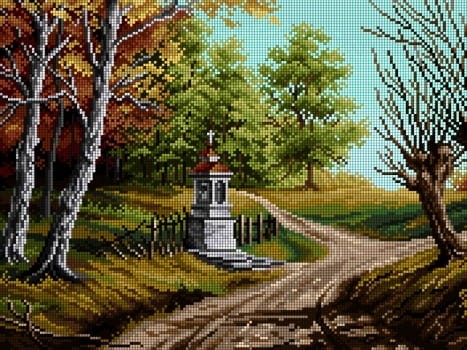 Zestaw do haftu Kapliczka 7078 po