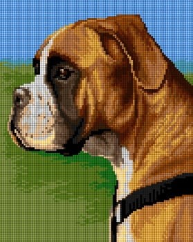 Zestaw do haftu Bokser 5483 po