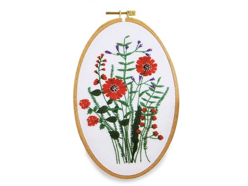 zestaw do haftu płaskiego