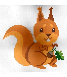 Zestaw do haftu wiewióreczka (1055)