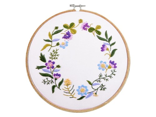 zestaw do haftu z tamborkiem