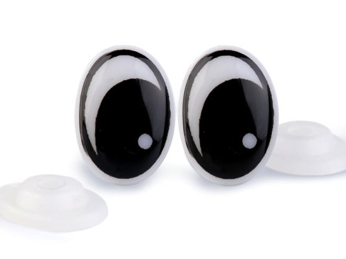 oczy płaskie 11x15mm