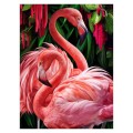 Diamond painting flamingi