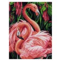 Diamond painting flamingi