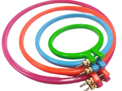 zestaw tamborków plastikowych