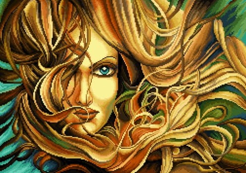 Kanwa z nadrukiem jesienne piękno