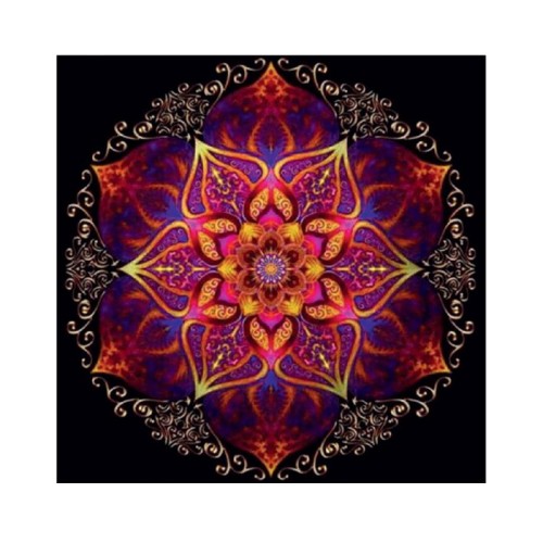 Haft diamentowy mandala