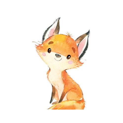 Haft diamentowy - lisek